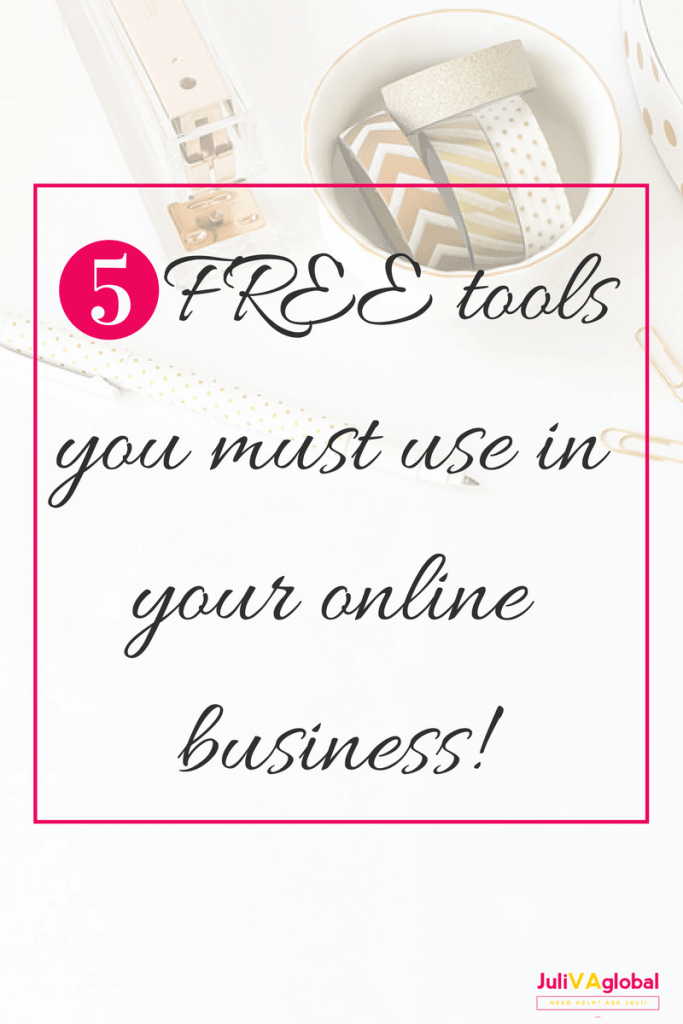 5 must have free online tools