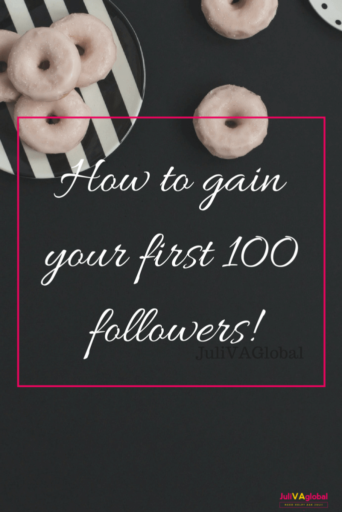 Gain your first facebook followers