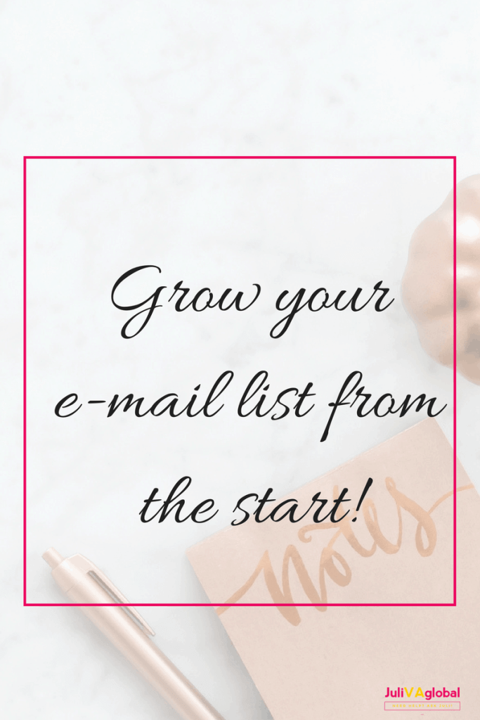 grow your email list